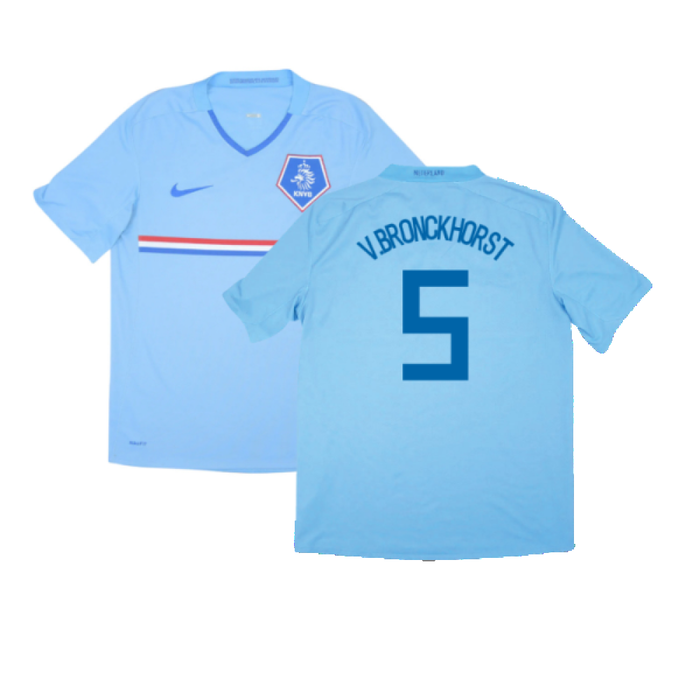 Holland 2008-09 Away Shirt (S) (Good) (V.Bronckhorst 5)