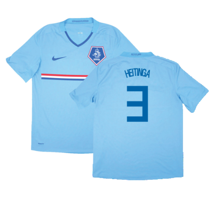 Holland 2008-10 Away Shirt (Excellent) (Heitinga 3)