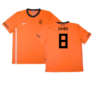 Holland 2010-11 Home Shirt (M) (Mint) (Davids 8)_0