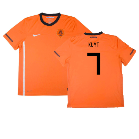 Holland 2010-11 Home Shirt (S) (Excellent) (Kuyt 7)_0