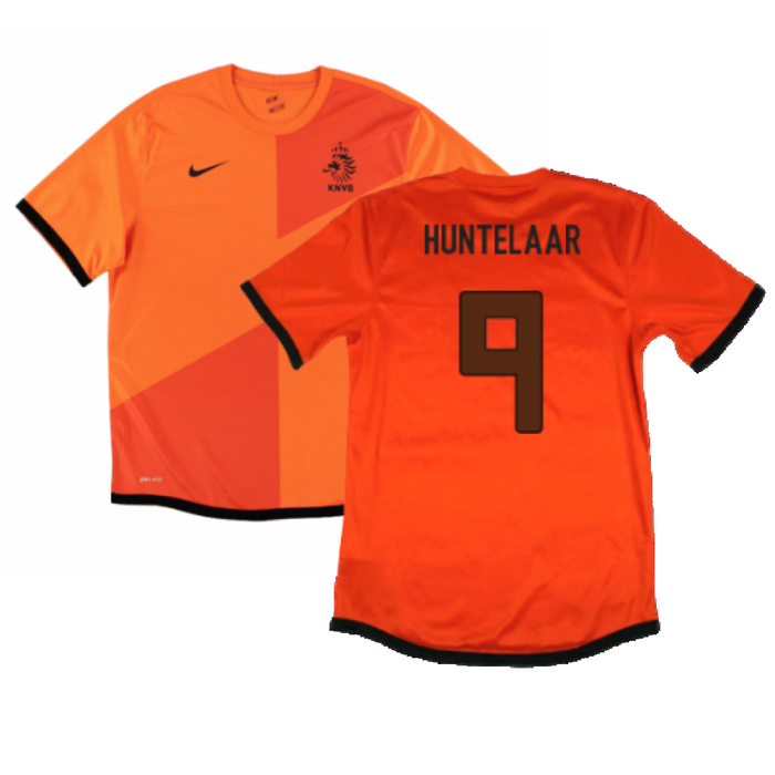 Holland 2012-14 Home Shirt (M) (Mint) (Huntelaar 9)