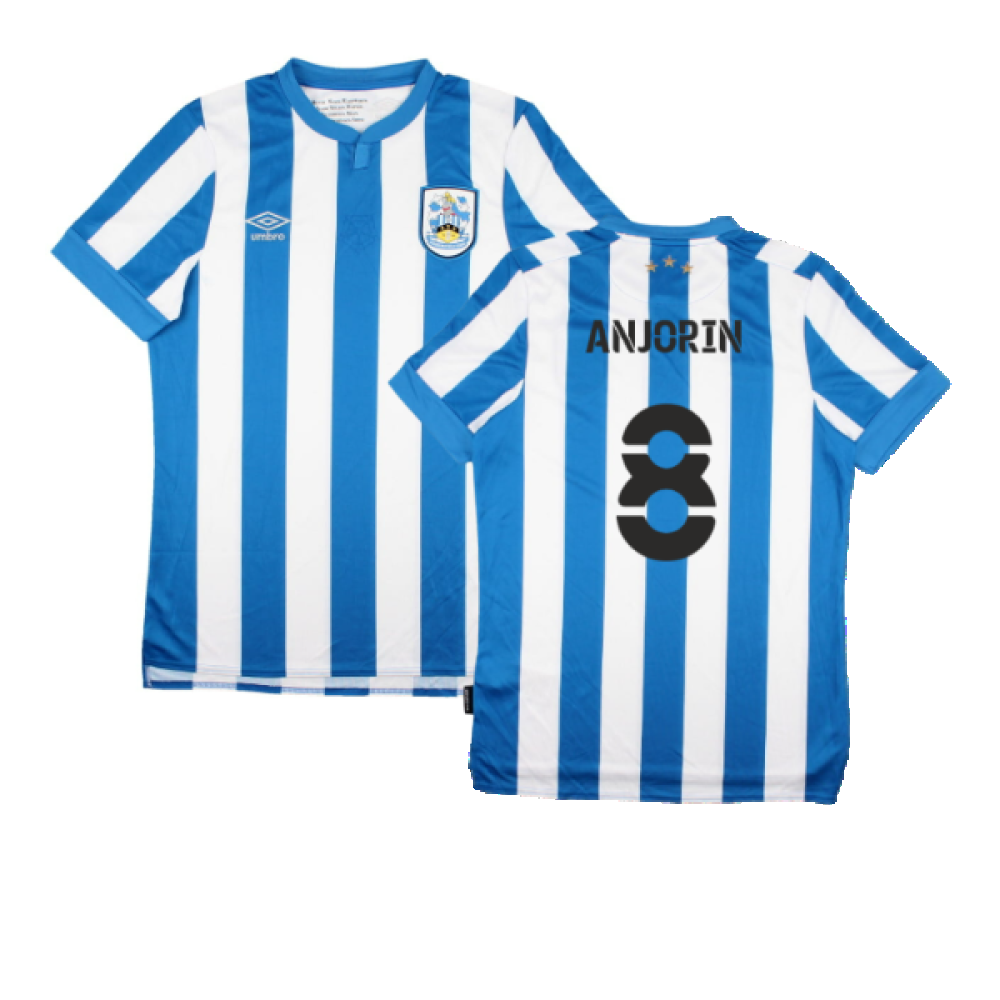 Huddersfield 2021-22 Home Shirt (Sponsorless) (M) (ANJORIN 8) (Mint)_0
