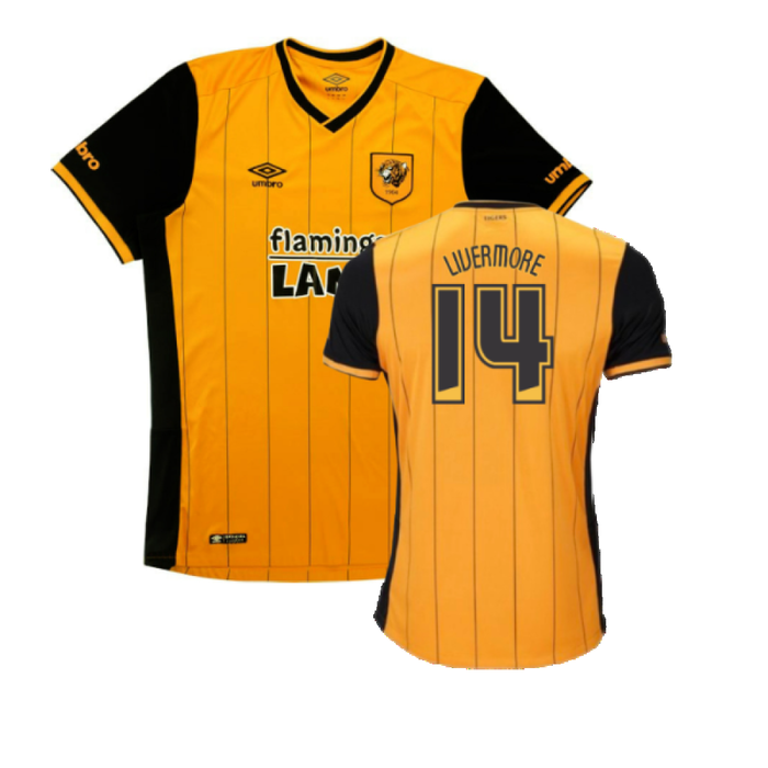 Hull City 2015-16 Home Shirt (2XL) (Excellent) (Livermore 14)