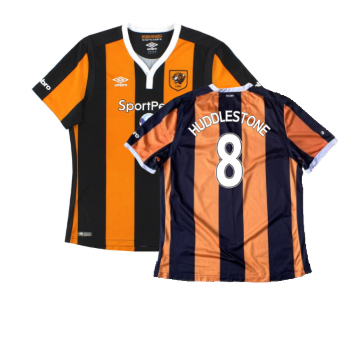 Hull City 2016-17 Home Shirt (Excellent) (Huddlestone 8)