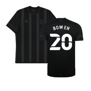 Hull City 2021-22 Away Shirt (Sponsorless) (XXL) (Bowen 20) (Mint)_0