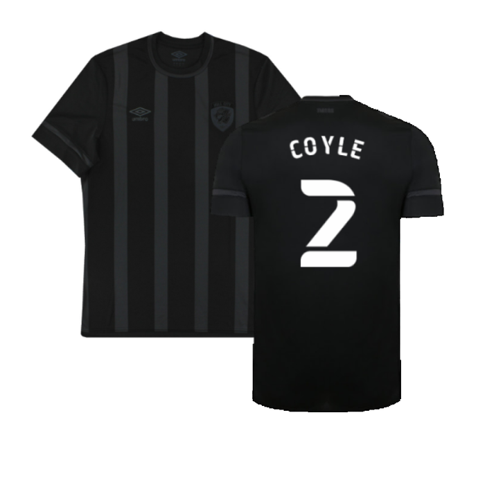 Hull City 2021-22 Away Shirt (Sponsorless) (XL) (Coyle 2) (Mint)