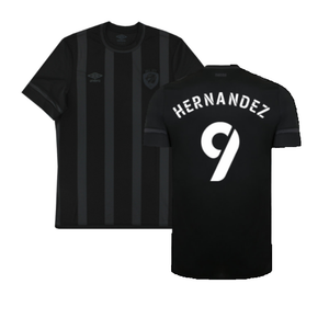 Hull City 2021-22 Away Shirt (Sponsorless) (L) (Hernandez 9) (Mint)_0