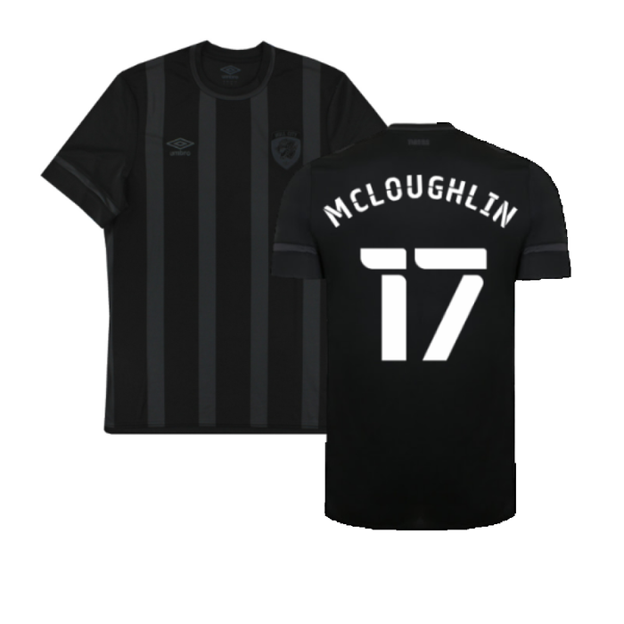 Hull City 2021-22 Away Shirt (Sponsorless) (L) (McLoughlin 17) (Mint)