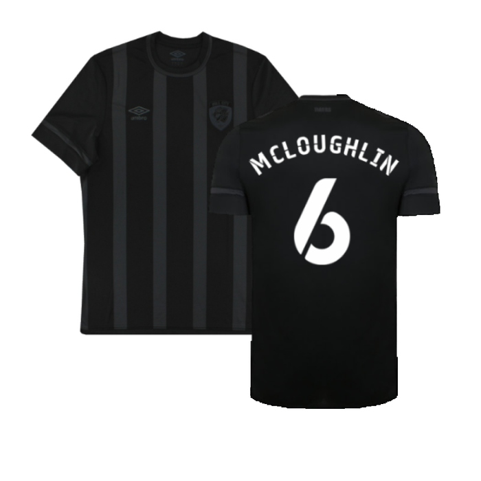 Hull City 2021-22 Away Shirt (Sponsorless) (XL) (McLoughlin 6) (Mint)