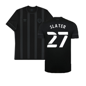 Hull City 2021-22 Away Shirt (Sponsorless) (XL) (Slater 27) (Mint)_0