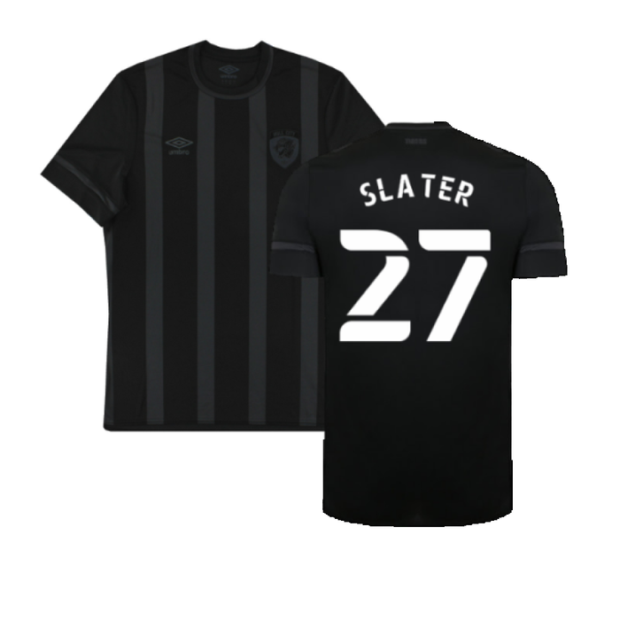 Hull City 2021-22 Away Shirt (Sponsorless) (L) (Slater 27) (Mint)