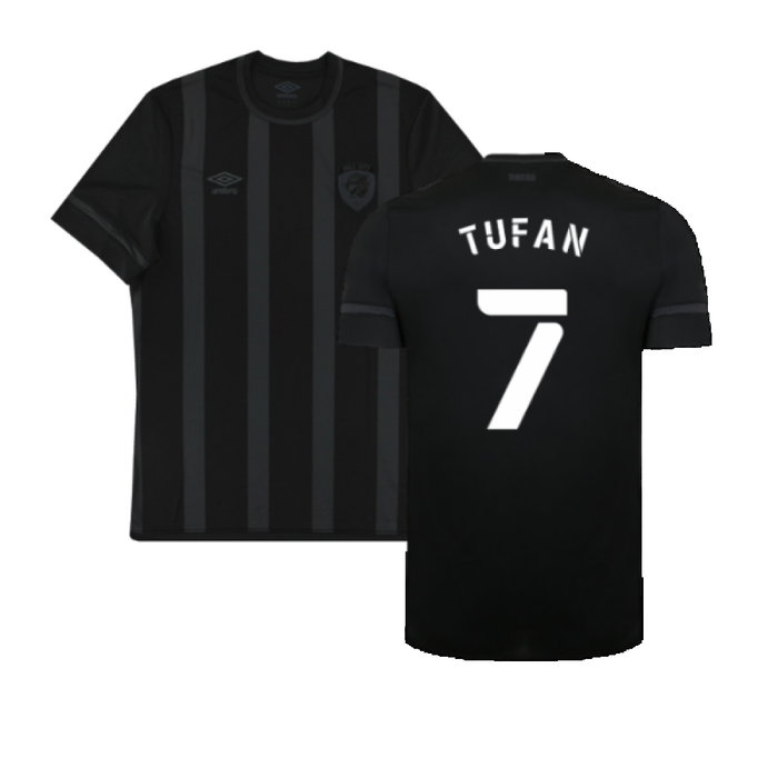 Hull City 2021-22 Away Shirt (Sponsorless) (L) (Tufan 7) (Mint)