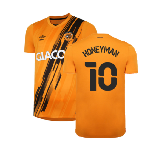 Hull City 2021-22 Home Shirt (M) (Excellent) (Honeyman 10)_0