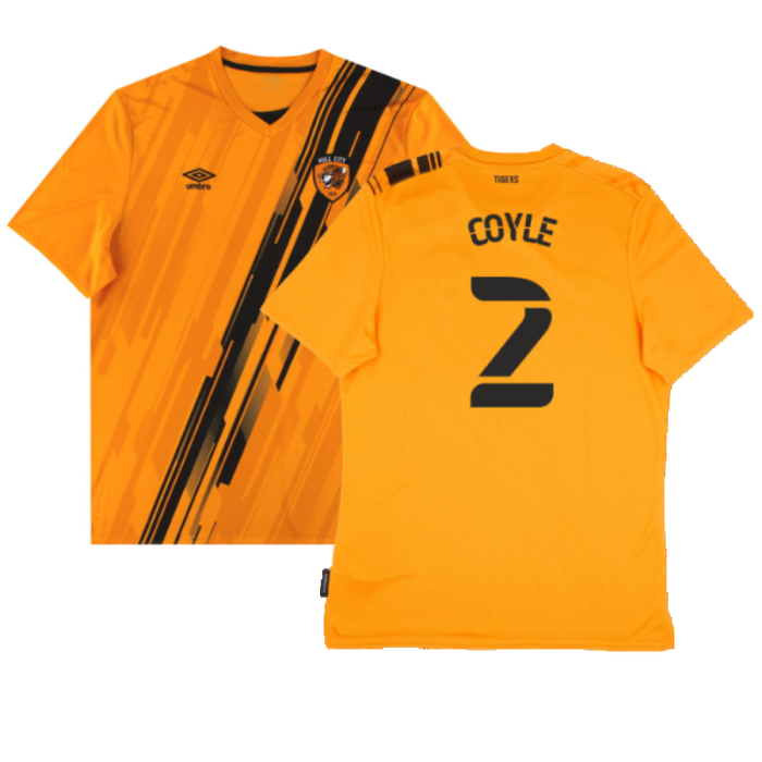 Hull City 2021-22 Home Shirt (Sponsorless) (L) (Excellent) (Coyle 2)