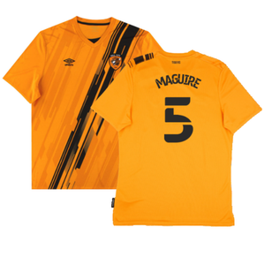 Hull City 2021-22 Home Shirt (Sponsorless) (L) (Excellent) (Maguire 5)_0