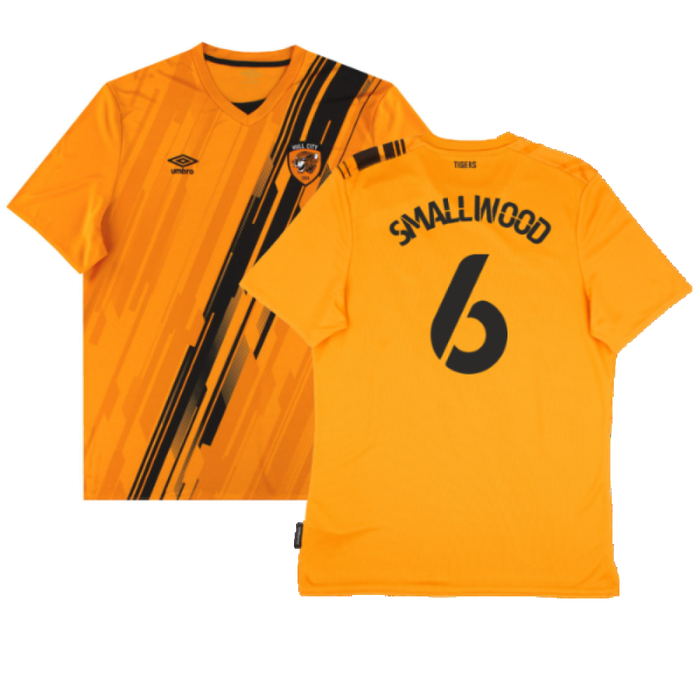 Hull City 2021-22 Home Shirt (Sponsorless) (3XL) (Excellent) (Smallwood 6)