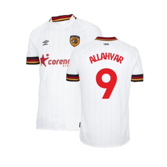 Hull City 2022-23 Away Shirt (M) (ALLAHYAR 9) (Excellent)_0