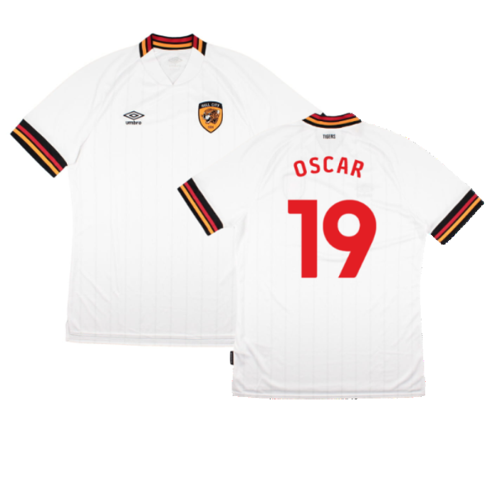 Hull City 2022-23 Away Shirt (Sponsorless) (L) (OSCAR 19) (Mint)_0