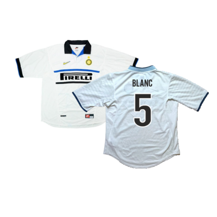 Inter Milan 1998-00 Away Shirt (Very Good) (Blanc 5)