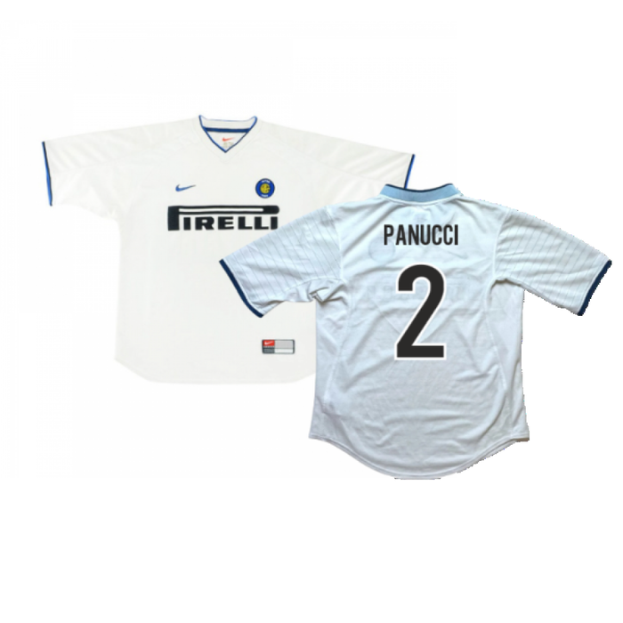 Inter Milan 1999-00 Away Shirt (L) (Excellent) (Panucci 2)