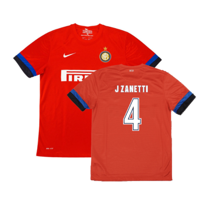 Inter Milan 2012-13 Away Shirt (Excellent) (J ZANETTI 4)