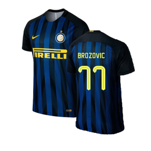 Inter Milan 2016-17 Home Shirt (S) (Excellent) (Brozovic 77)_0