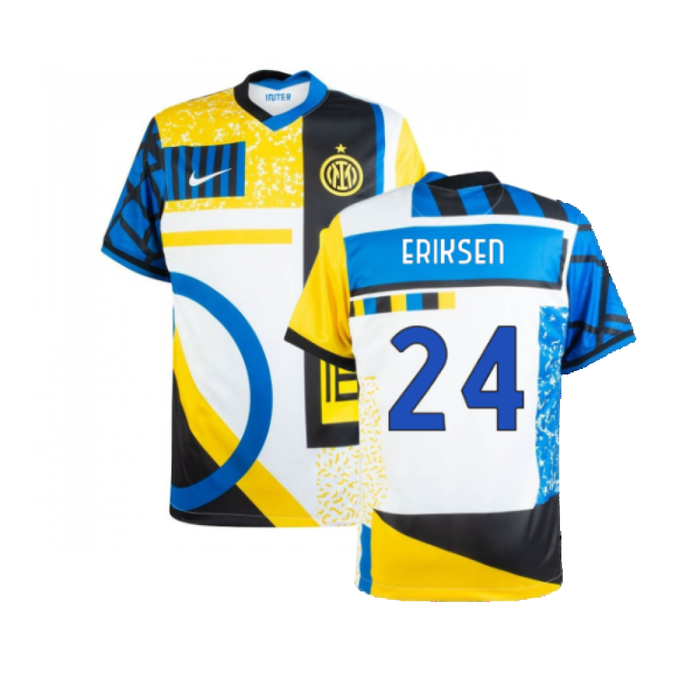 Inter Milan 2020-21 Fourth Shirt (L) (ERIKSEN 24) (Excellent)