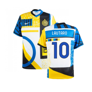 Inter Milan 2020-21 Fourth Shirt (L) (LAUTARO 10) (Excellent)_0