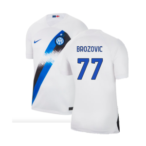 Inter Milan 2023-24 Away Shirt (Sponsorless) (M) (Brozovic 77) (BNWT)_0