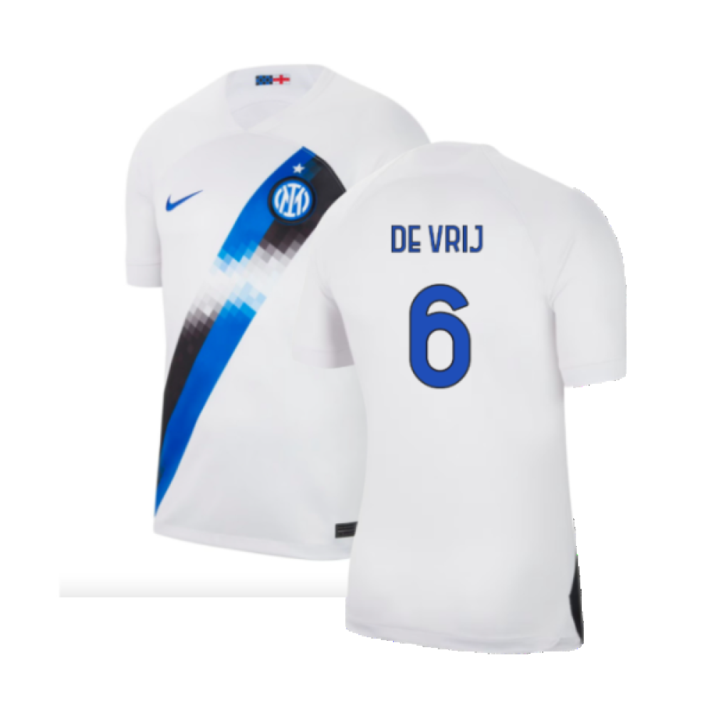 Inter Milan 2023-24 Away Shirt (Sponsorless) (M) (De Vrij 6) (BNWT)_0