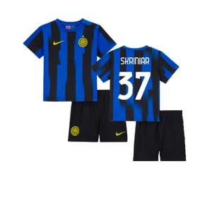 Inter Milan 2023-24 Home Mini Kit (XS Boys) (Skriniar 37) (Excellent)_0