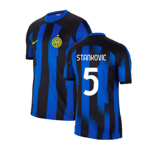 Inter Milan 2023-24 Home Shirt (SB) (Stankovic 5) (Excellent)_0