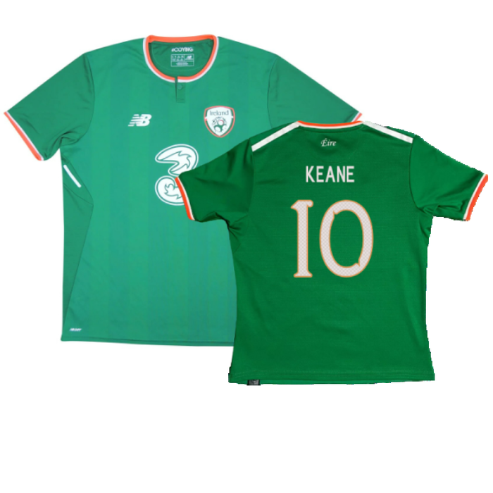 Ireland 2017-18 Home Shirt (S) (Mint) (Keane 10)