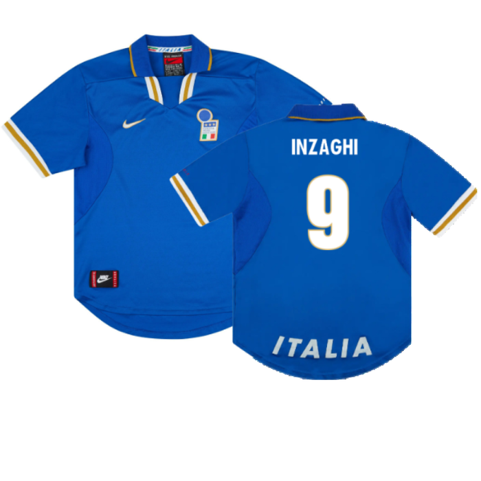 Italy 1996-97 Home Shirt (Very Good) (INZAGHI 9)