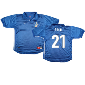 Italy 1998-99 Home Shirt (XL) (Excellent) (Pirlo 21)_0