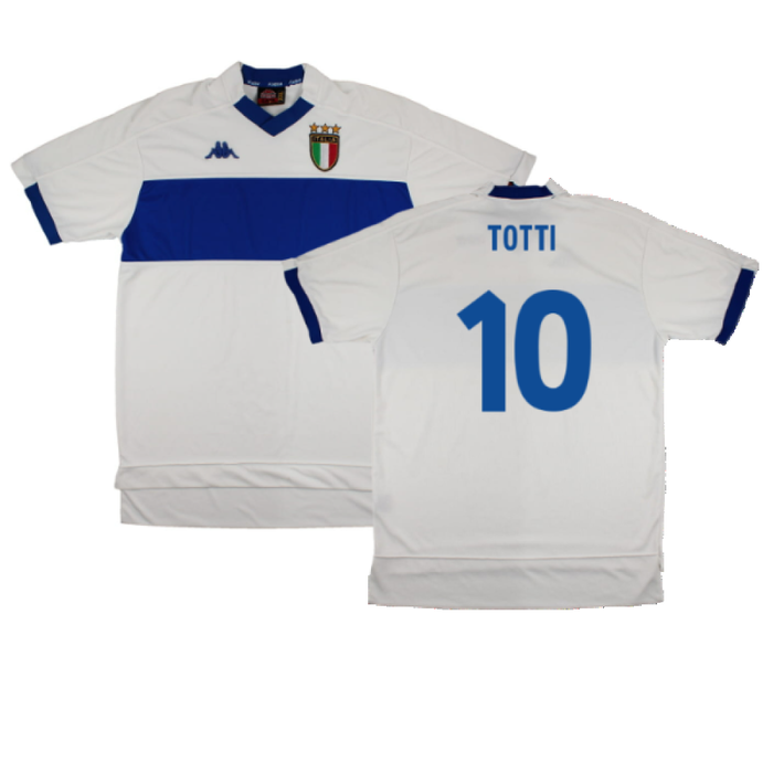 Italy 1999-00 Away Shirt (XXL) (Very Good) (TOTTI 10)