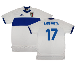 Italy 1999-00 Away Shirt (XXL) (Very Good) (Zambrotta 17)_0