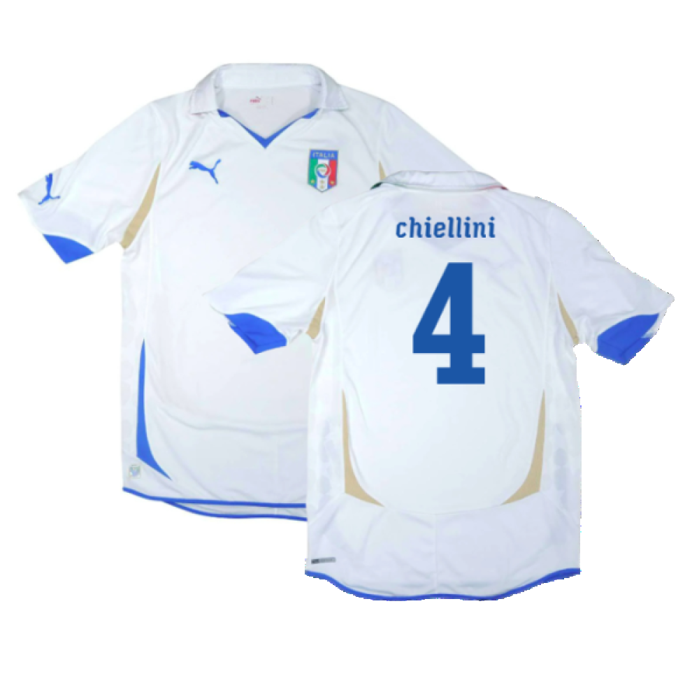 Italy 2010-11 Away Shirt (L) (Very Good) (Chiellini 4) – Classic