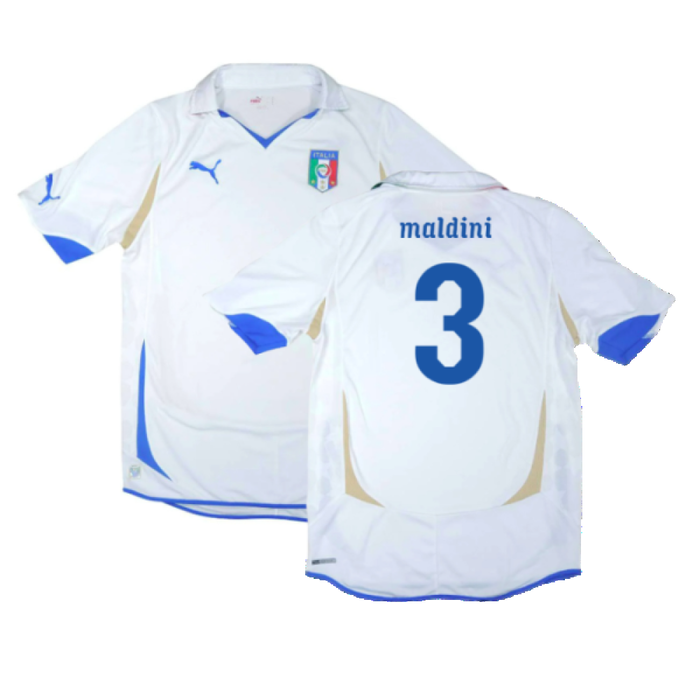 Italy 2010-11 Away Shirt (L) (Very Good) (Maldini 3)