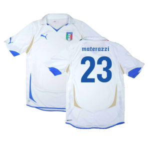 Italy 2010-11 Away Shirt (L) (Very Good) (Materazzi 23)_0