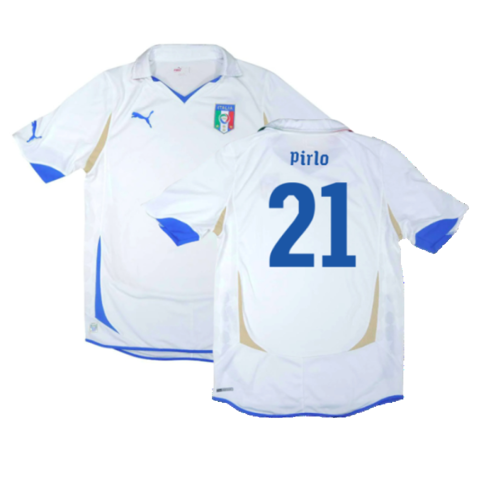 Italy 2010-11 Away Shirt (L) (Very Good) (Pirlo 21) – Classic