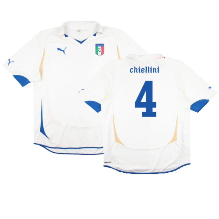 Italy 2010-12 Away Shirt (M) (Fair) (Chiellini 4)