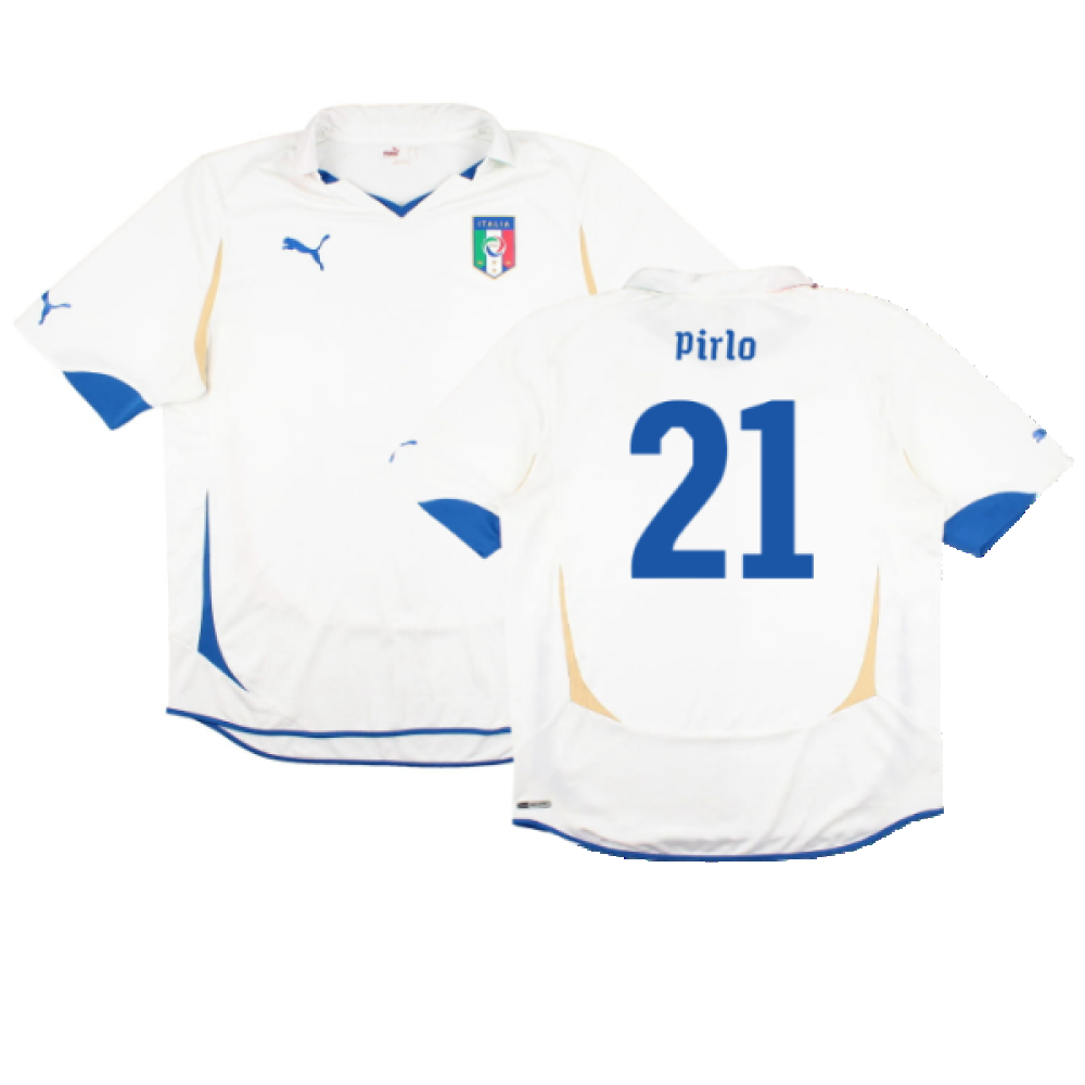 Italy 2010-12 Away Shirt (M) (Fair) (Pirlo 21) – Classic Football Kit