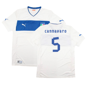 Italy 2012-14 Away Shirt (L) (Very Good) (CANNAVARO 5)_0