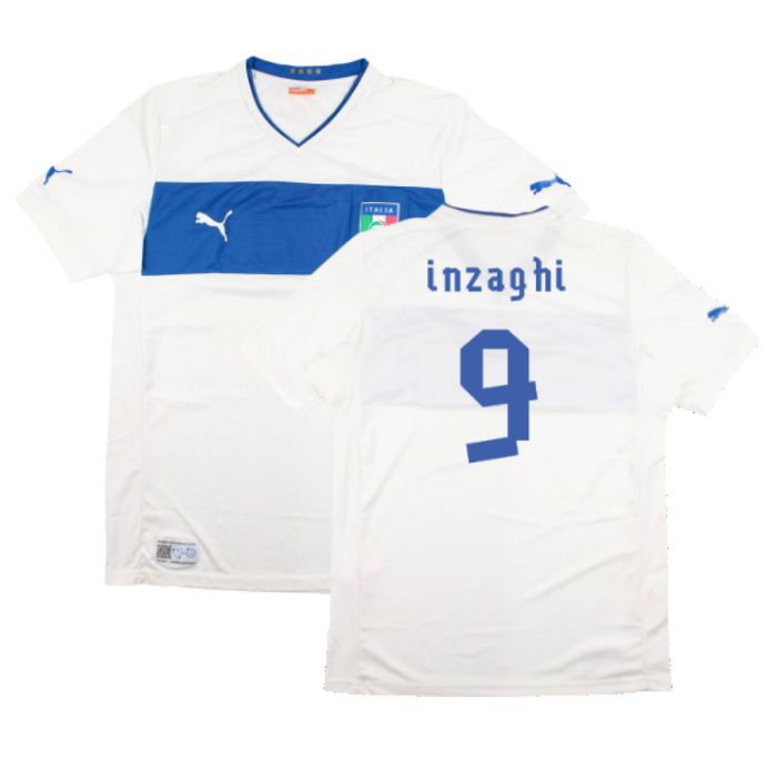 Italy 2012-14 Away Shirt (L) (Very Good) (INZAGHI 9)