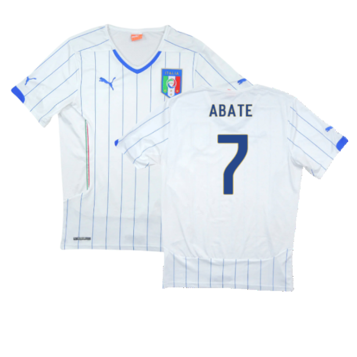 Italy 2014-16 Away Shirt (S) (Good) (Abate 7)