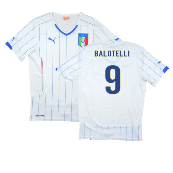 Italy 2014-16 Away Shirt (S) (Good) (Balotelli 9)