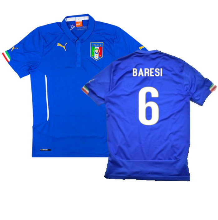 Italy 2014-16 Home (L) (Very Good) (Baresi 6)