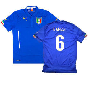 Italy 2014-16 Home Shirt (M) (Very Good) (Baresi 6)_0