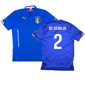 Italy 2014-15 Home Shirt (S) (Fair) (De Sciglio 2)_0